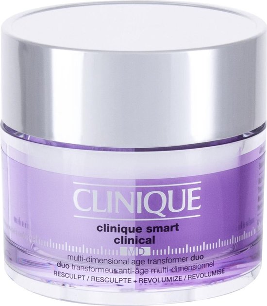 550x630-88 Clinique De Aging Clinique Smart Clinical MD Multi Dimensional Age Transformer Duo Gel Creme Resculpt Revolumize 50ml - Image 1