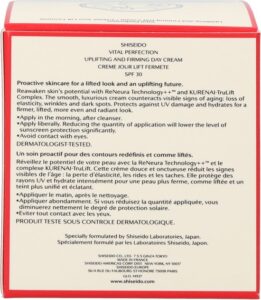 Shiseido Vital Perfection Uplifting and Firming Day Cream - DagcrÃƒÆ’Ã†â€™Ãƒâ€šÃ‚Â¨me - 50 ml - SPF30 - Image 4