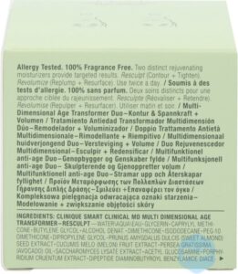 Clinique De Aging Clinique Smart Clinical MD Multi Dimensional Age Transformer Duo Gel Creme Resculpt   Revolumize 50ml - Image 13
