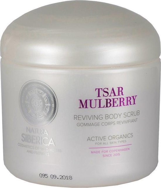 550x641-85 Siberica Professional - Tsar Mulberry Reviving Body Scrub Regenerating Scrub To Body 370Ml - Image 1