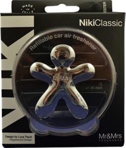 Mr & Mrs Fragrance Niki Car Chrome Silver - Pure - Image 3