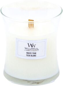 WoodWick Geurkaars Mini White Teak 85 gr - Image 3