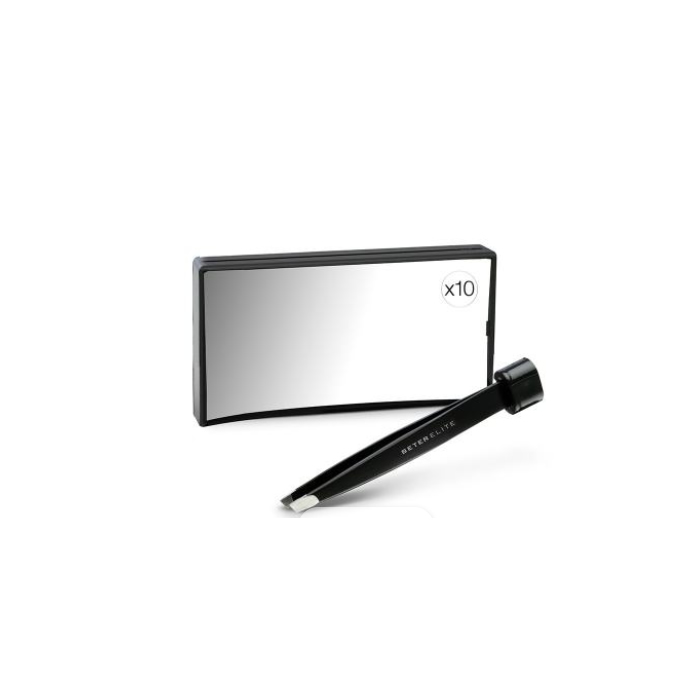 721076_680067248bc9deb9746bc3d7bbf9543a Beter Elite Rectangular Mirror X10 With Tweezer - Image 1