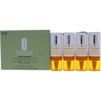 FqsdPqw2rJdhpjiW8B9WNr Clinique Fresh Pressed Daily Booster With Pure Vitamin C 10 4x9ml Ampullen Alle Huidtypen 8ml - Image 1
