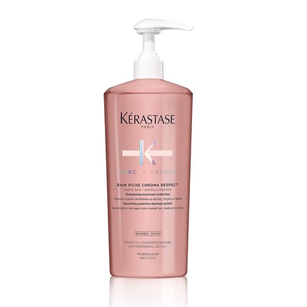 RSDSV44hWKKHvFHbUHXurR Kérastase Chroma Absolu Bain Riche Chroma Respect 1000 ml - Image 1