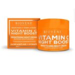 Vitamin C Night Boost Brightening Night Cream Intense Moisturizing By Biovene 50 Ml - Image 2
