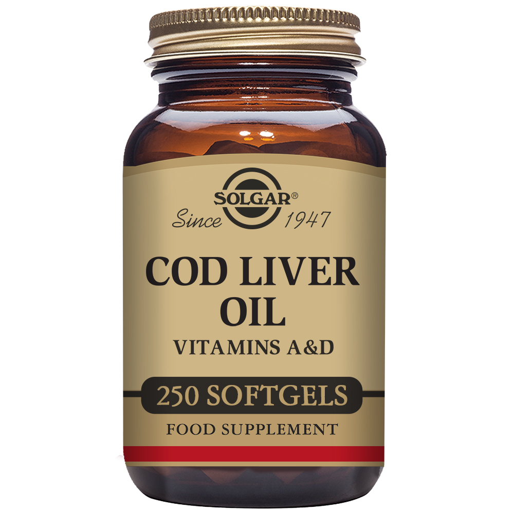 0033984009417 Solgar Cod Liver Oil 250 Capsules - Image 1