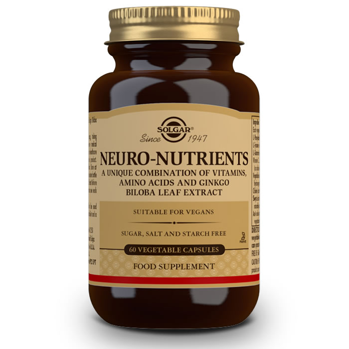 0033984018464_1 Solgar Neuro Nutrients 60 Capsules - Image 1