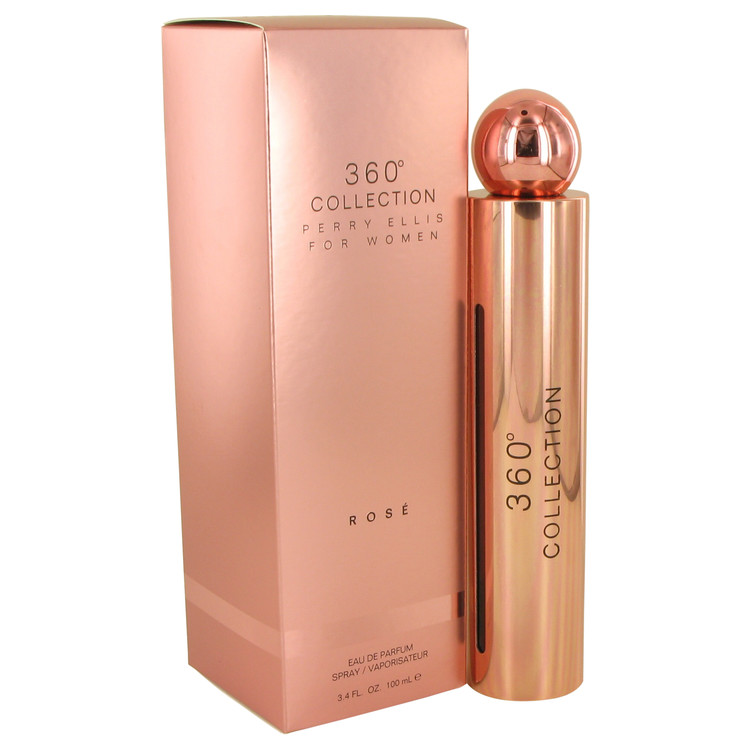 128469_012c64dad3350fffda859e7dd886cb2c Perry Ellis 360 Collection Rose Eau De Parfum Spray 100 ml for Women - Image 1