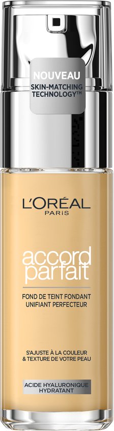 224x840-62 L’Oréal Paris - Accord Parfait Foundation - 1R/C - Natuurlijk Dekkende Foundation met Hyaluronzuur en SPF 16 - 30 ml - Image 1
