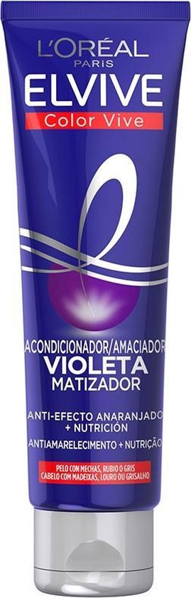 269x840-60 Tinting Mask ELVIVE COLOR-VIVE VIOLETA L'Oreal Make Up Elvive Vive Violeta (150 ml) 150 ml - Image 1