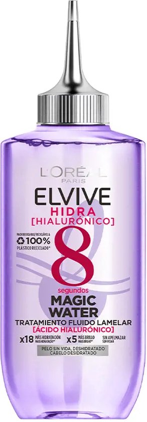 293x840-31 Hair Straightening Treatment L'Oreal Make Up Elvive Hidra Magic Water Hyaluronic Acid (200 ml) - Image 1