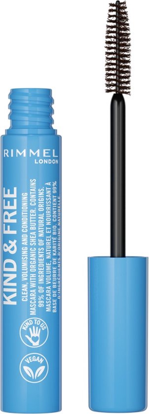 302x840-212 Rimmel London Rimmel Mascara De Pestañas Kind and Free Clean N 002 Brown Black - Image 1