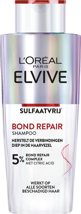 321x840-41 L'Oréal Paris Elvive Bond Repair Sulfaatvrije Shampoo - Beschadigd Haar - 200ml - Image 1