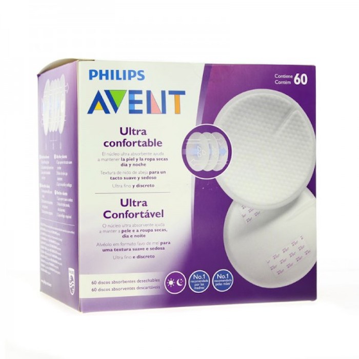 3254325_ec480202d8af0cdd52aed6f0451e2dbb Avent Breastfeeding Absorbent Pads 60 pieces - Image 1