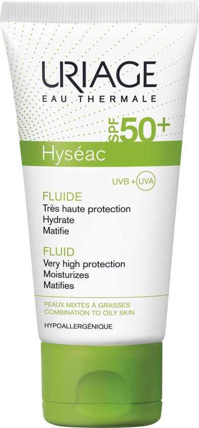 391x840-24 Zonnebrandcrème Uriage Hyséac SPF 50+ 50 ml - Image 1