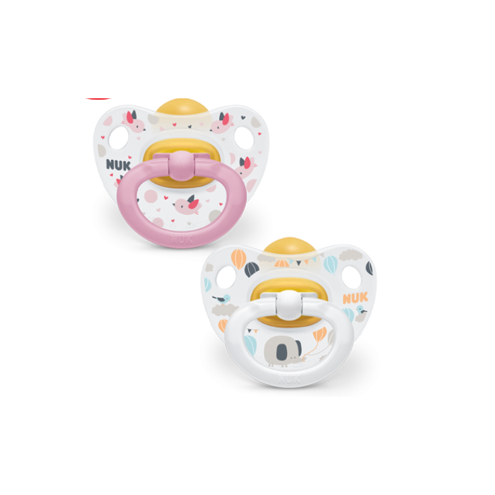 4008600410874_1 Nuk Nuck Day Soother T1 Latex 2uts - Image 1