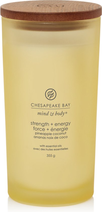 406x840-111 Chesapeake Bay Strength & Energy - Pineapple Coconut Large Candle - Image 1