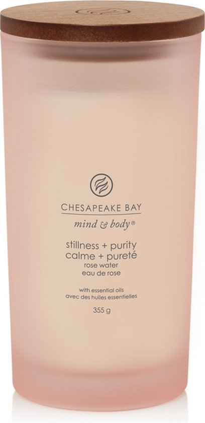 408x840-104 Chesapeake Bay Stillness & Purity - Rose Water Large Candle - Image 1