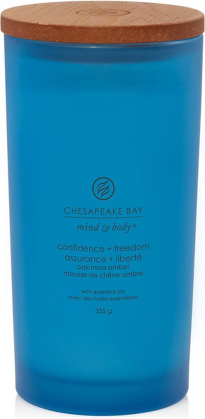 411x840-119 Chesapeake Bay Confidence & Freedom - Oak Moss Amber Large Candle - Image 1