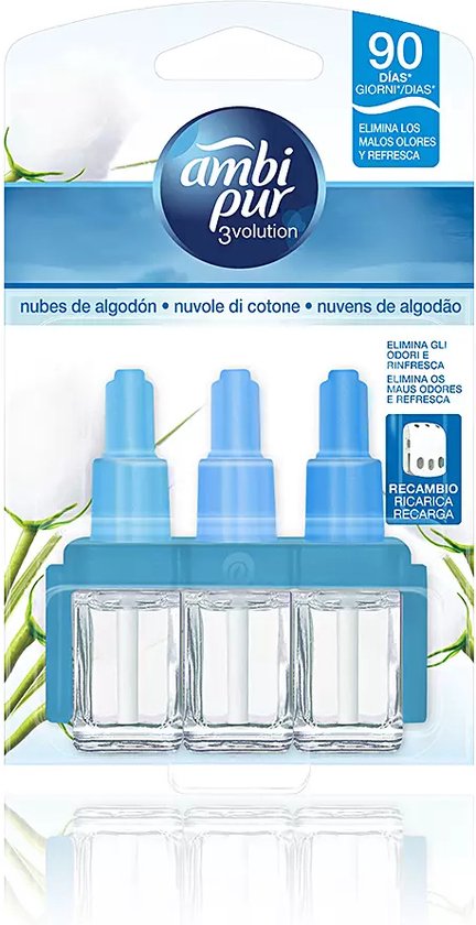 432x840-9 Navulling Voor Elektrische Luchtverfrisser 3volution Ambi Pur (3 uds) - Image 1