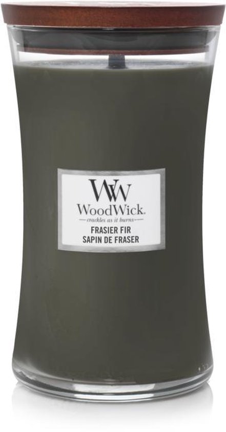 441x840-105 WoodWick Hourglass Large Geurkaars - Frasier Fir - Image 1
