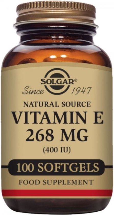 446x840-43 SOLGAR Vitamin E 268 mg/400 IU Complex (natuurlijk vitamine E) - Image 1