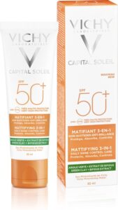 Vichy Capital Soleil Anti-Glimmen Zonnebrand SPF50 - 50ml - tegen onzuiverheden - Image 2