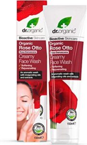 Dr Organic Rose Otto Cream Face Wash 150ml - Image 2