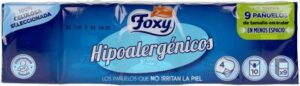 Papieren zakdoeken Foxy Hypoallergeen (10 x 9 uds)