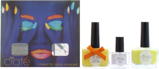 550x239-36 Ciaté corrupted neon manicure yellow Nail Art kit - Image 1