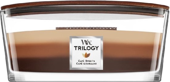 550x267-44 WoodWick Heartwick Flame Ellipse Trilogy Geurkaars - Cafe Sweets - Image 1