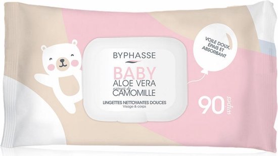 550x308-10 Vochtige doekjes Byphasse Baby (90 uds) - Image 1