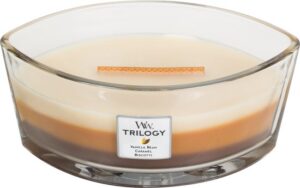 WoodWick Heartwick Flame Ellipse Trilogy Geurkaars - Cafe Sweets - Image 2