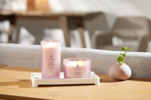 Chesapeake Bay Joy & Laughter - Cranberry Dahlia 3-Wick Candle - Image 3