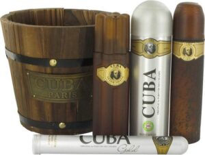 Cuba - Cuba Gold Gift Set 100 ml , aftershave Cuba Gold 100 ml deodorant 200 ml Cuba Gold and Cuba Gold 35 ml - 100ML - Image 3