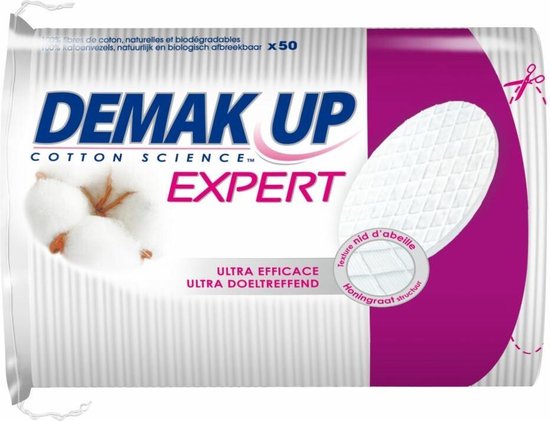 550x421-153 Expert Cotton Make-up Remover Discs 50 U By Demak'up 50 Pcs - Image 1