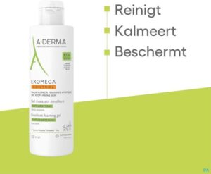 A-Derma Exomega Control Emollient Foaming Gel Anti-Scratching 500ml - Image 4
