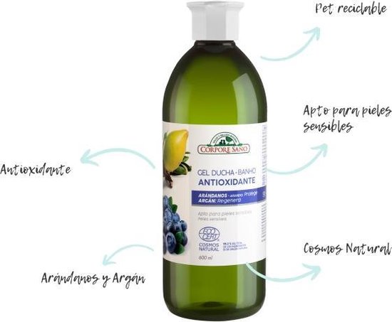 550x453-69 Corpore Gel De Baño Antioxidante 600ml - Image 1