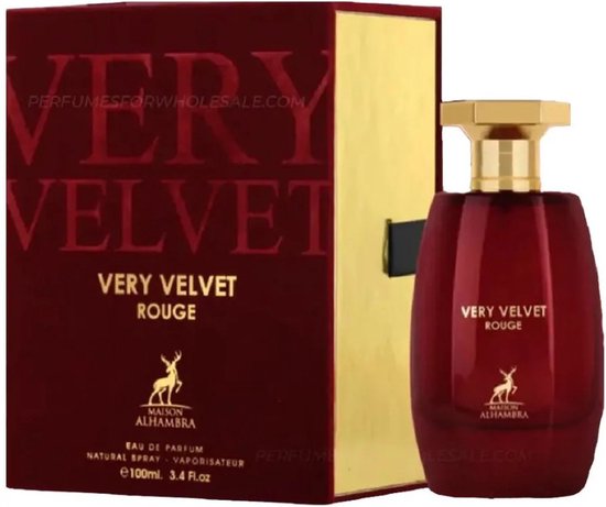 550x461-80 Eau De Parfum Maison Alhambra Very Velvet ( Rouge ) - Image 1