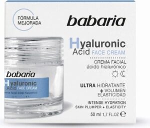 Babaria Hyaluronic Acid Crema Facial Ultrahidratante 50 Ml - Image 3