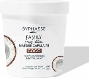 Revitalising Mask Byphasse Family Fresh Delice Coconut Coloured hair (250 ml) - Image 3