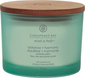 Chesapeake Bay Balance & Harmony - Waterlily Pear 3-Wick Candle - Image 4