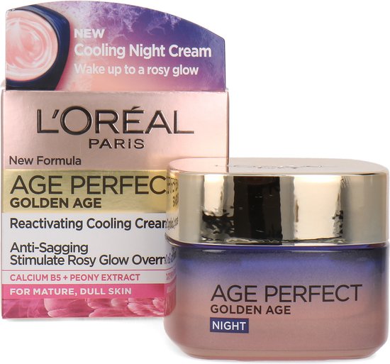 550x513-16 L'Oréal Age Perfect Golden Age Reactivating Cooling Nachtcrème - Image 1