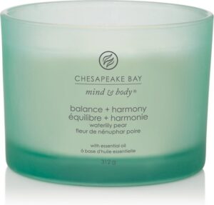 Chesapeake Bay Balance & Harmony - Waterlily Pear 3-Wick Candle - Image 2