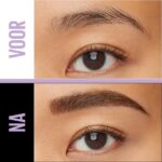 Maybelline New York - Express Brow Shaping Pencil - 02 Soft Brown - Bruin Wenkbrauwpotlood en Borstel - Image 2