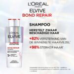 L'Oréal Paris Elvive Bond Repair Sulfaatvrije Shampoo - Beschadigd Haar - 200ml - Image 4