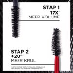 LorealParis PRO XXL LIFT 2-staps Mascara - Zwart - 12ml - Image 4