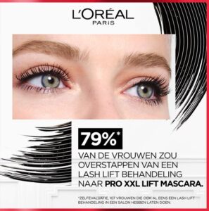 LorealParis PRO XXL LIFT 2-staps Mascara - Zwart - 12ml - Image 7