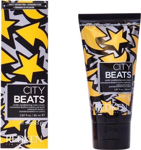 550x585-105 CITY BEATS acidic conditioning color cream yellow cab 85 ml - Image 1